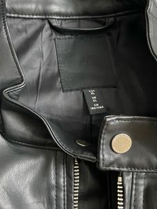 H&amp;M Black Leather Jacket