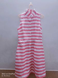 Striped Sleeveless Dress