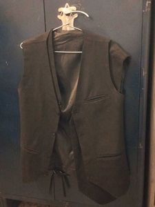Waist Coat Jacket Black ,Chest Size 42 Qy 2pc