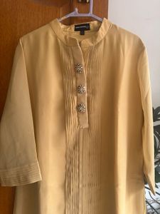Elegant Mustard Tunic Kurta