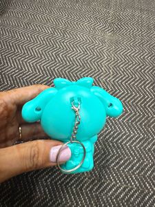 Labubu Face Rotating Keychain