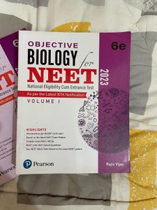 Objective Biology NEET Books Vol. 1 &amp; 2