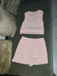 A baby pink gym set