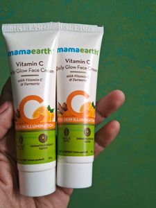 Mamaearth Vitamin C Daily Glow Face Cream Pack 2