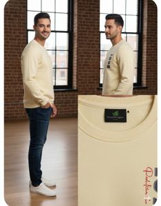 Stylish Cream Color Sweatshirt