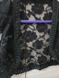 Black Lace Bolero Shrug