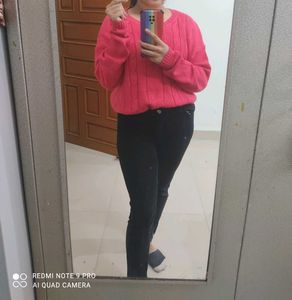 Red Knit Sweater