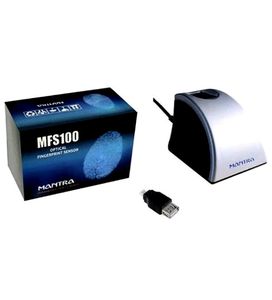 Mantra MFS100 Biometric Fingerprint Scanner Silver