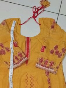 Beautiful Yellow Suit With Duppatta