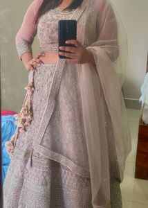Pastel pink Designer Lehnga