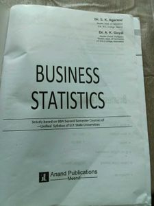 Business Statistics book