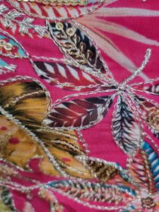 Pink Floral Kurta Set