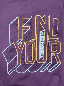 Burgundy &#34;Find Your Niche&#34; Sweatshirt