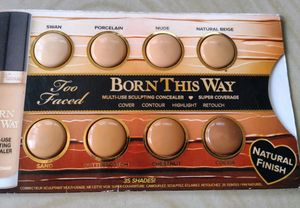 Too Faced Multi Use Sculpting Concealer Shade Card