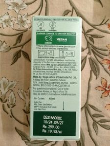 Garnier Combo Micellar Water and Serum