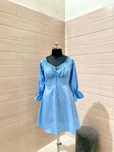 Shein Pintresty 🌸Blue Mini Dress
