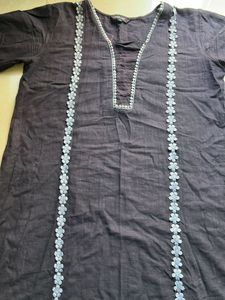Lace Work Straight Kurta