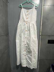 White Dress Free Size