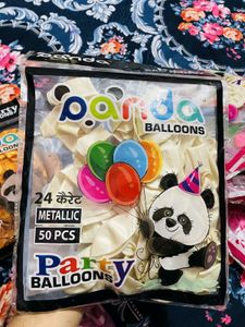 Panda Party Balloons Packets (Decoration Items)