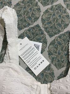 Trendyol White Bralette Top, Bust- 38/36