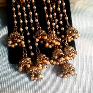 Luxor Gold Plated Jhumki Earrings