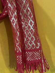 Red &amp; Gold Dupatta