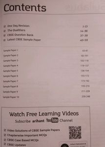 Sample Questions Paper TERM 1 Class10