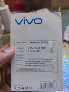 Vivo 25w  Dual Usb Adaptor