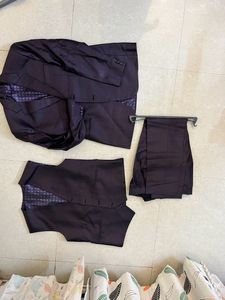 Men’s 3 Piece Coat Pant Vest Formal Color Mauve