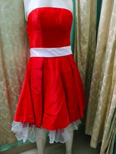Chic Red Fit &amp; Flare Dress free delivery