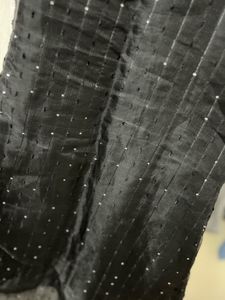 Sparkle Sheer Black Tunic