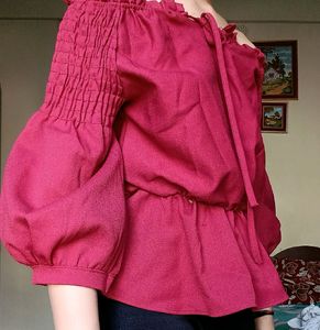 Fancy Off Shoulder Top