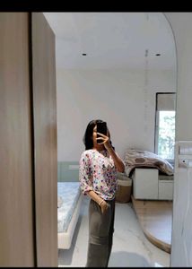 DJ&amp;C Multicolor Geometric Print Top