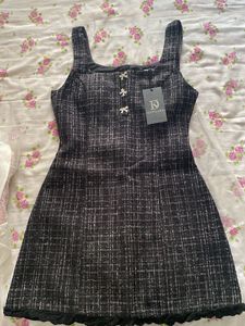 Price Drop❣️Black Mini Tweed Dress