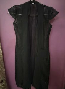 Black Classic Overcoat For Layering