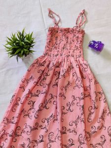 Pink Floral Sundress