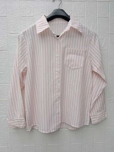 New with tag Pinterest Korean Striped Shirt - Casu