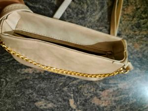Beige Shoulder Bag