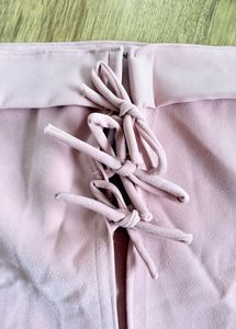 Pink Cute Tie-Up Top