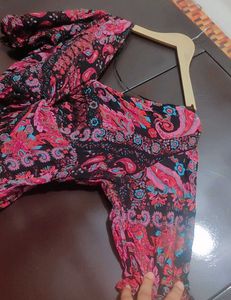 Multi Floral Print Dress For 36 Bust