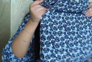 Blue Floral Print Kurta