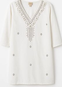 Chico's Embellished Tunic Top