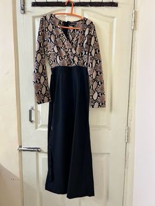 Kassually Animal Print Jumpsuit