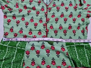 SHREE Women Floral Print A-line Kurta