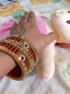 Beautiful Red Bangles