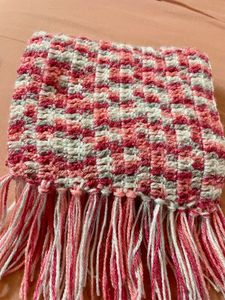 Crochet Scarf Handmade Using Quality Yarn