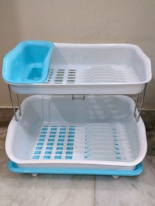 Kitchen Dish Drainer Plastic Rack