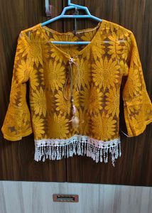 Sunflower Lace Top