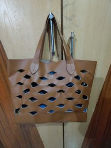 Tan Tote Bag