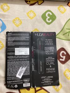 Huda Beauty Legit Lashes Mascara Sample Card